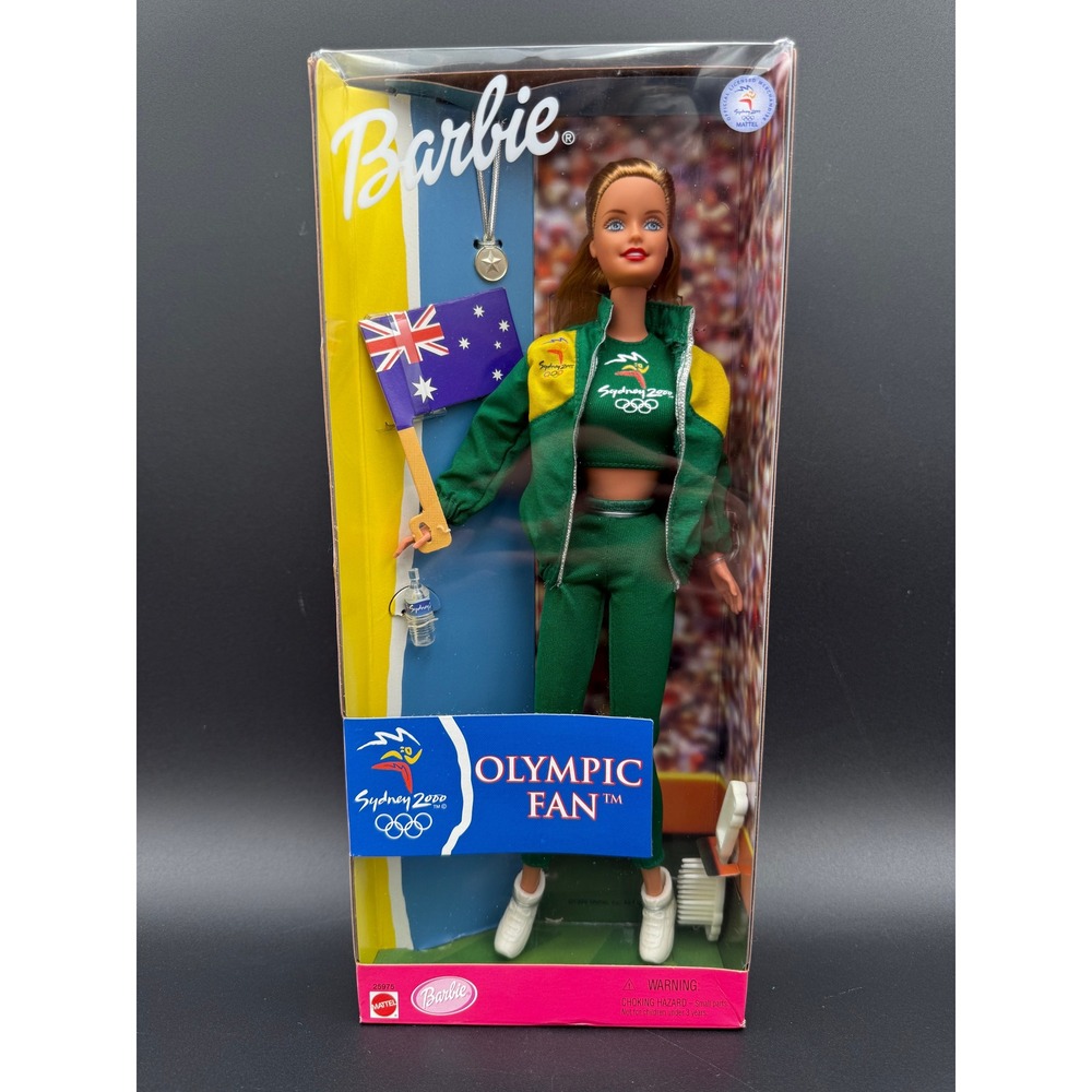 Barbie Olympic Fan Australia‎ Doll Sydney 2000 Mattel 25975